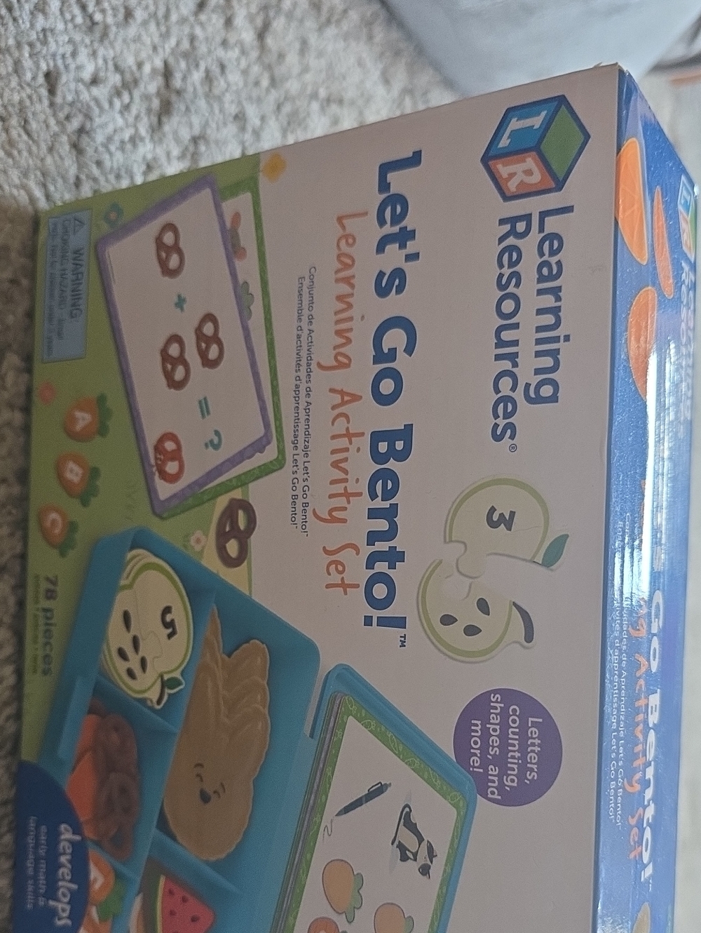 Learning Resources Let’s Go Bento! Learning Activity Set - Blue